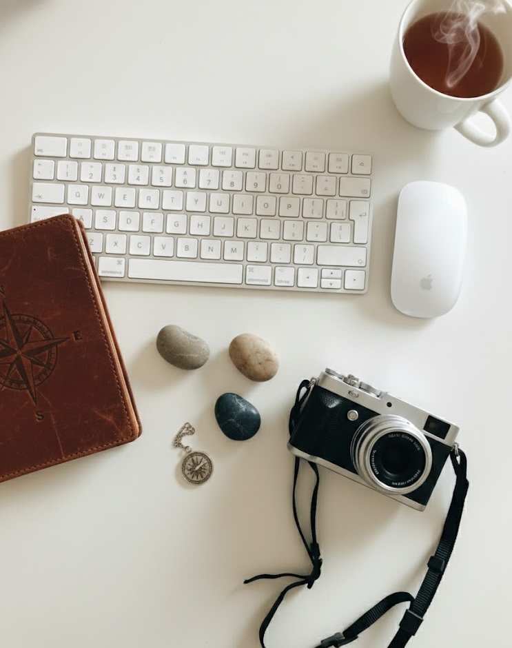 Esti working on presentations